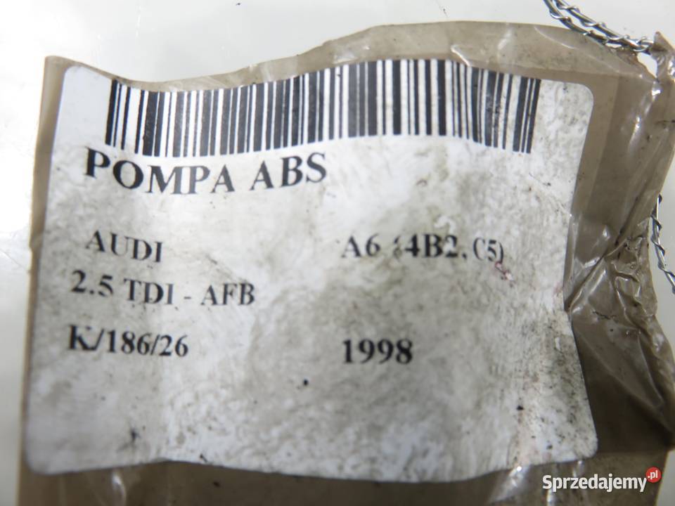POMPA ABS AUDI A6 C5 0273004358 0265220525 Układ ABS i ESP