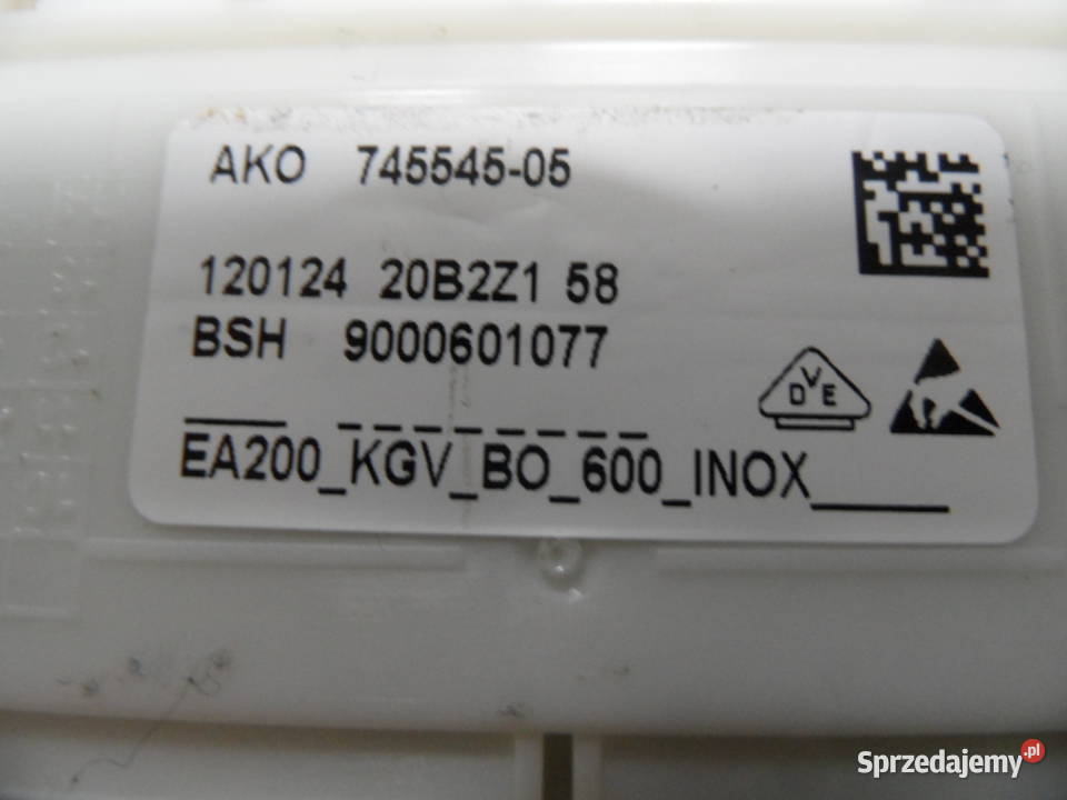 sterownik lodowki bosch KGV36NL20 9000601077 świętokrzyskie Strawczyn sprzedam