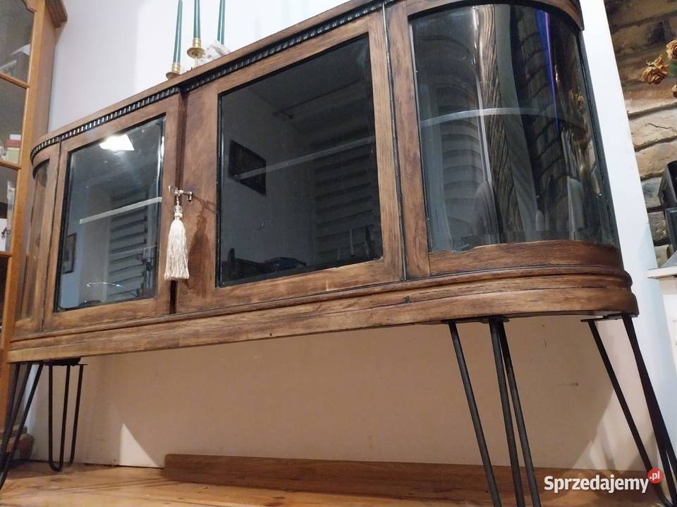 Komoda retro przedwojenna witryna antyk Gdańsk