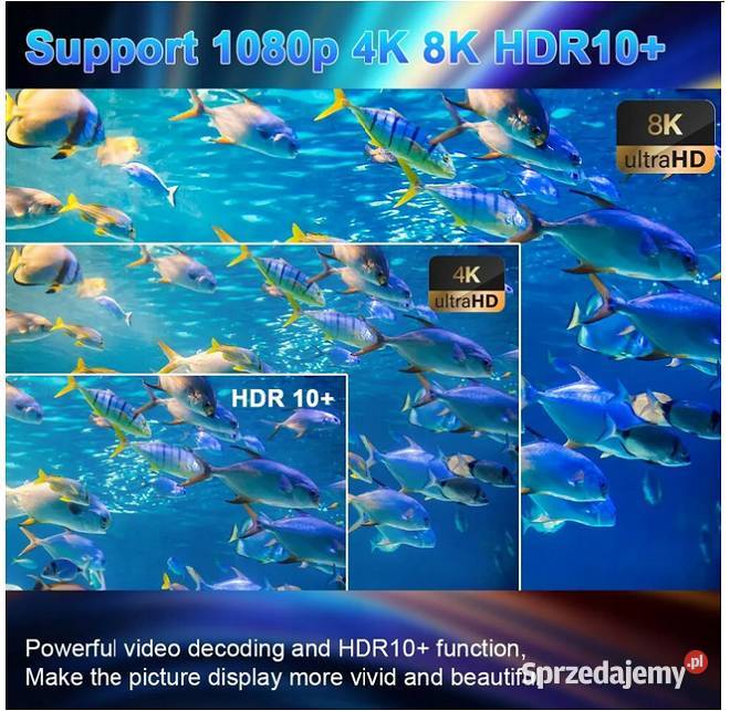 Transpeed 8K Ultra HD MX10 Android TV SmartBox śląskie Bytom sprzedam