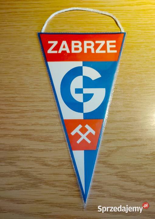 Górnik Zabrze proporczyk wielkopolskie Wronki
