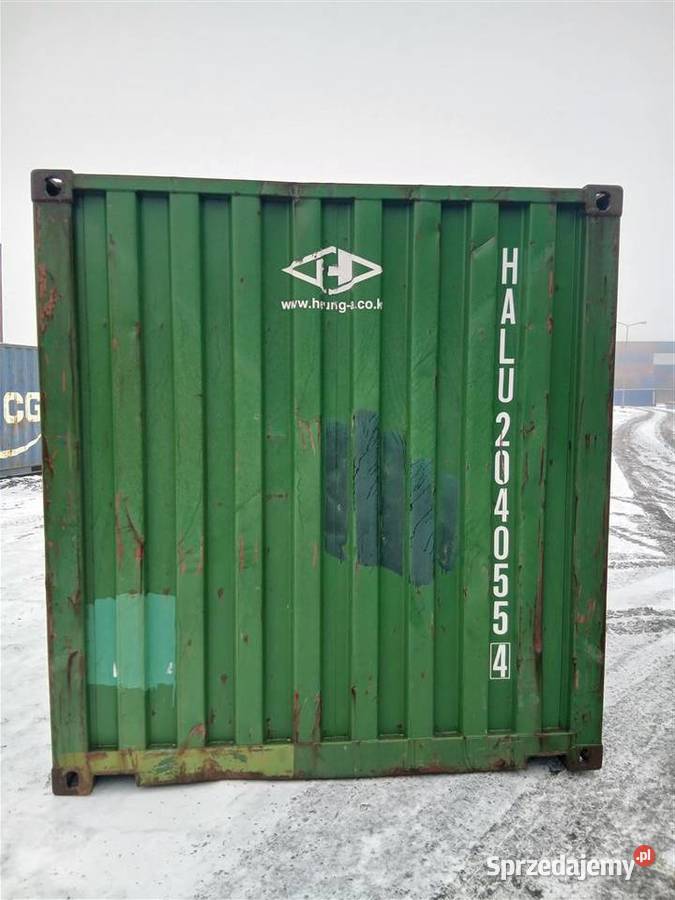 Kontener morski magazynowy 20 używany 6 m Katowice sprzedam