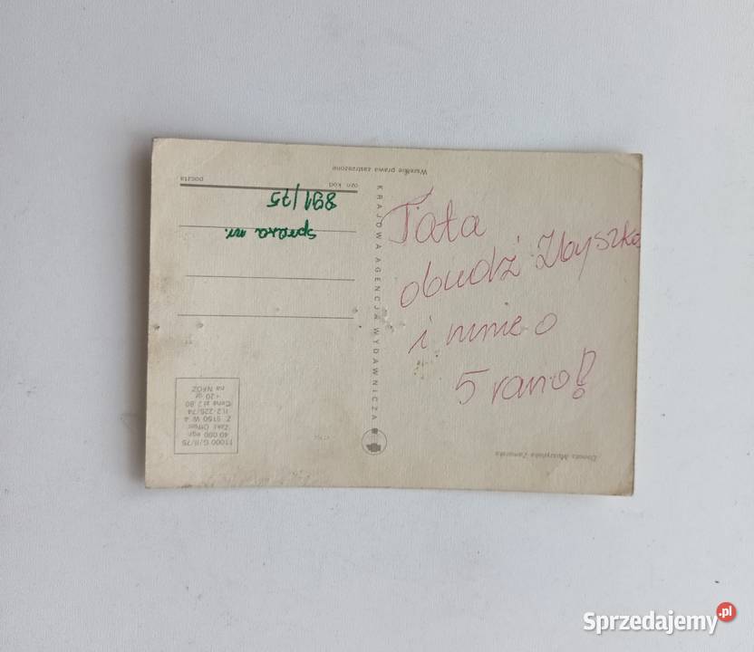 Pocztówka MuszyńskaZamorska dziewczynka z Łódź sprzedam