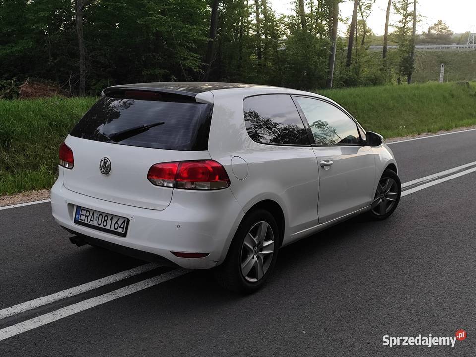 Volkswagen Golf 6 VI grzane fotele czarny dach Poręba sprzedam
