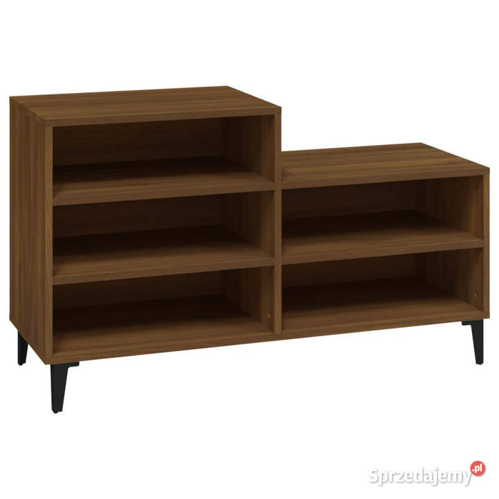 Szafka na buty brązowy dąb 102x36x60 WM819739 Warszawa