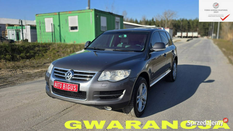 Volkswagen Touareg 4X4 automat super stan mały kurtyny powietrzne Lębork