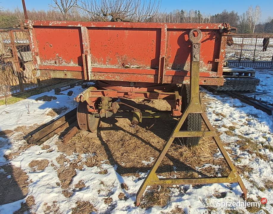 Sprzedam przyczepę do remontu d35 obciążniki MF Landini Gościencin sprzedam