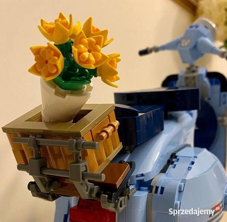 Klocki skuter VESPA 125 Piaggio rzymskie wakacje Klocki wielkopolskie Pobiedziska