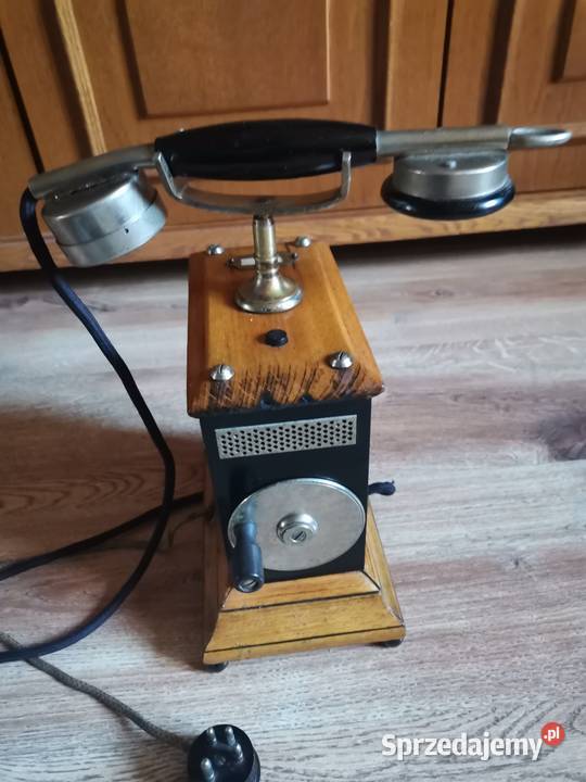 Stary telefon na korbke z lat 30 tych Art Deco sprzedam
