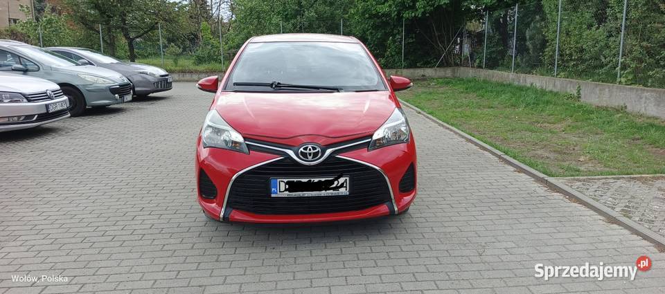 Toyota Yaris 2016r 10 Lpg dolnośląskie Wołów