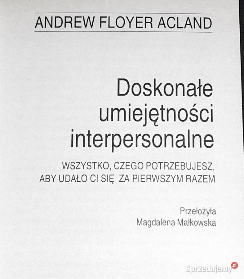 Doskonałe umiejętności interpersonalne A Floyer Chełm