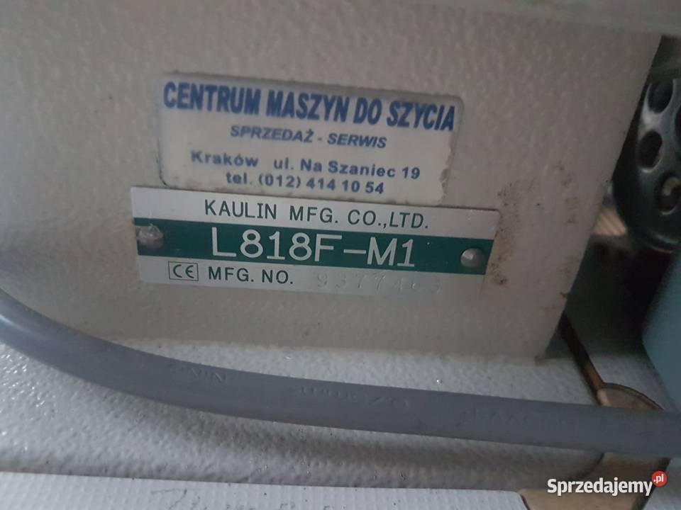 SIRUBA L818FM1napięcie 220v Produkcja świętokrzyskie Wąchock