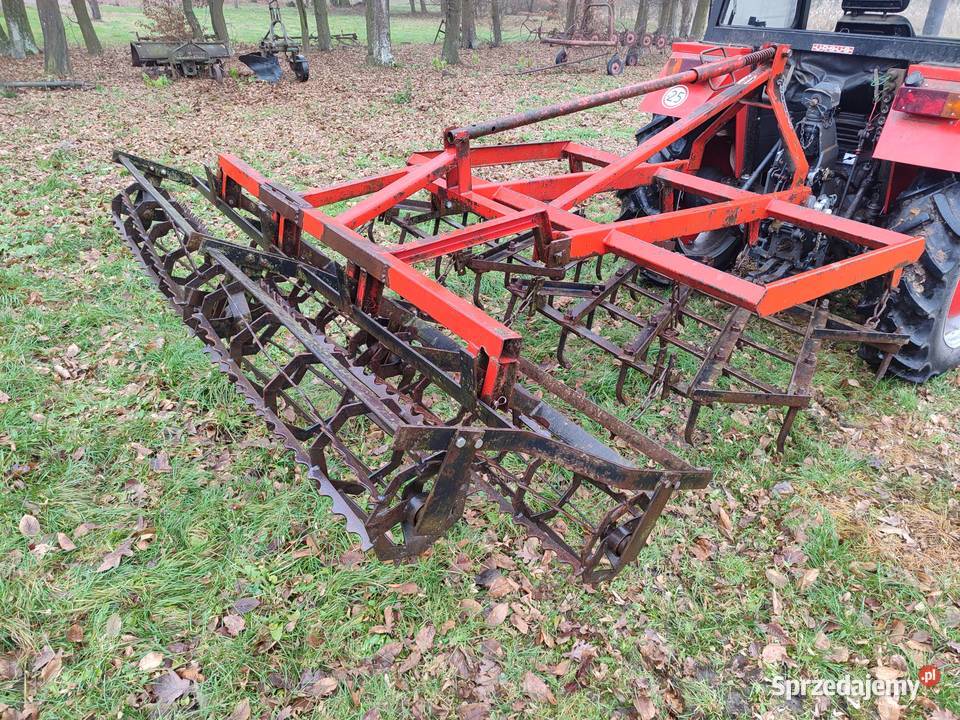 Agregat uprawowy 22m ciężka brona podwójne wałki Łopiennik Dolny
