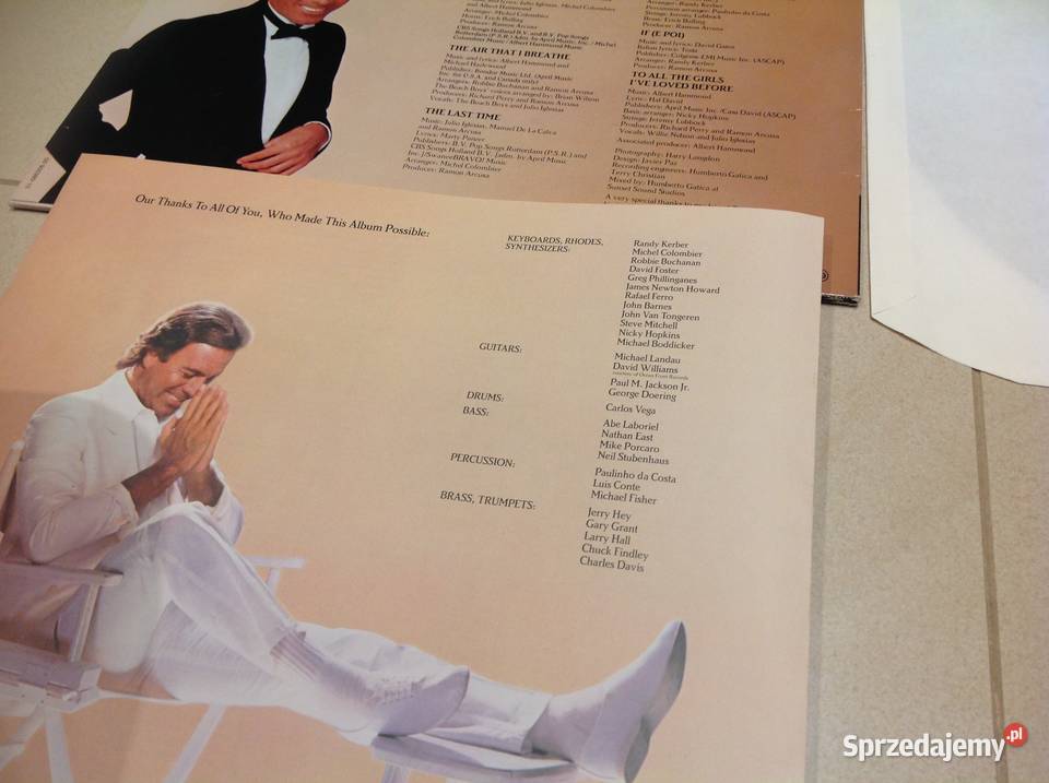 Płyta Winylowa Julio Iglesias 1100 BEL AIR PLACE Nowa Sól