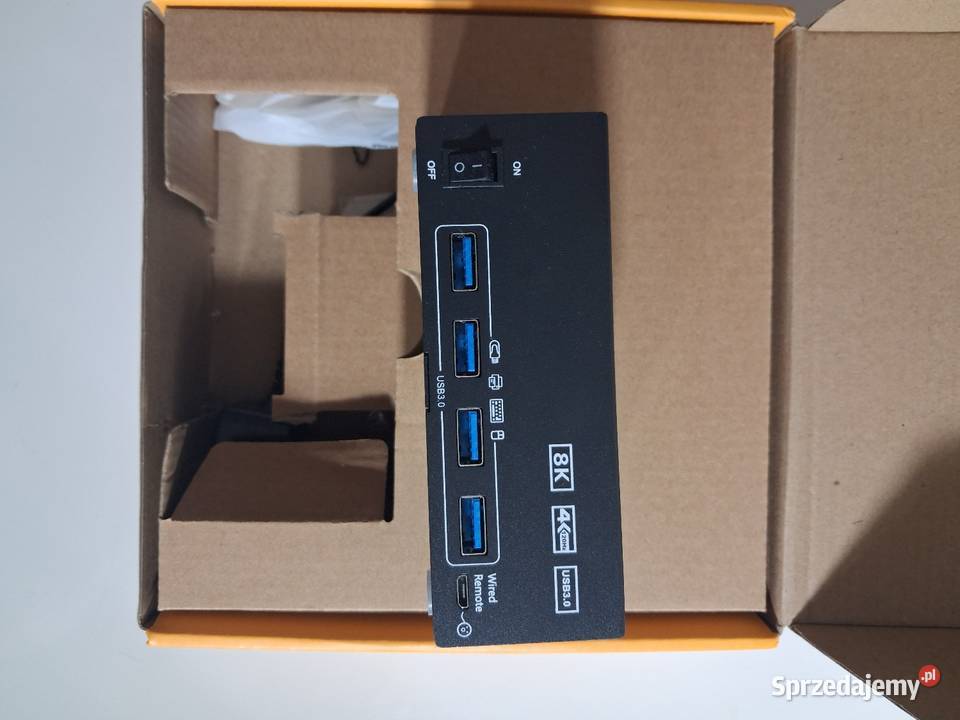 przełącznik KVM Hdmi 2portowy 4K 60 Hz Częstochowa sprzedam