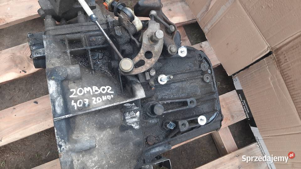 skrzynia biegów peugeot 407 20 hdi 20MB02 Skrzynie biegów manualne Dębno