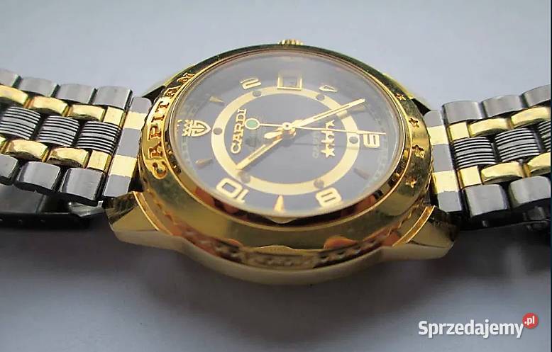 Zegarek CARDI CAPITAN GOLD AutomaticPozłacany Poraj sprzedam