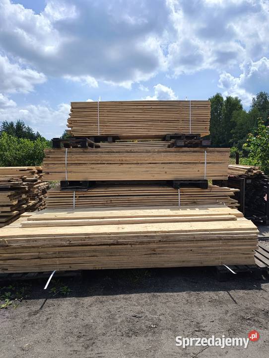 Deski szalunkowe 25 mm i 32 mm calówki Drewno budowlane Bolesław