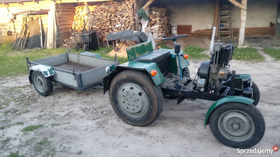 Sprzedam ciagnik sam es 7 z przyczepka łódzkie Szczerców