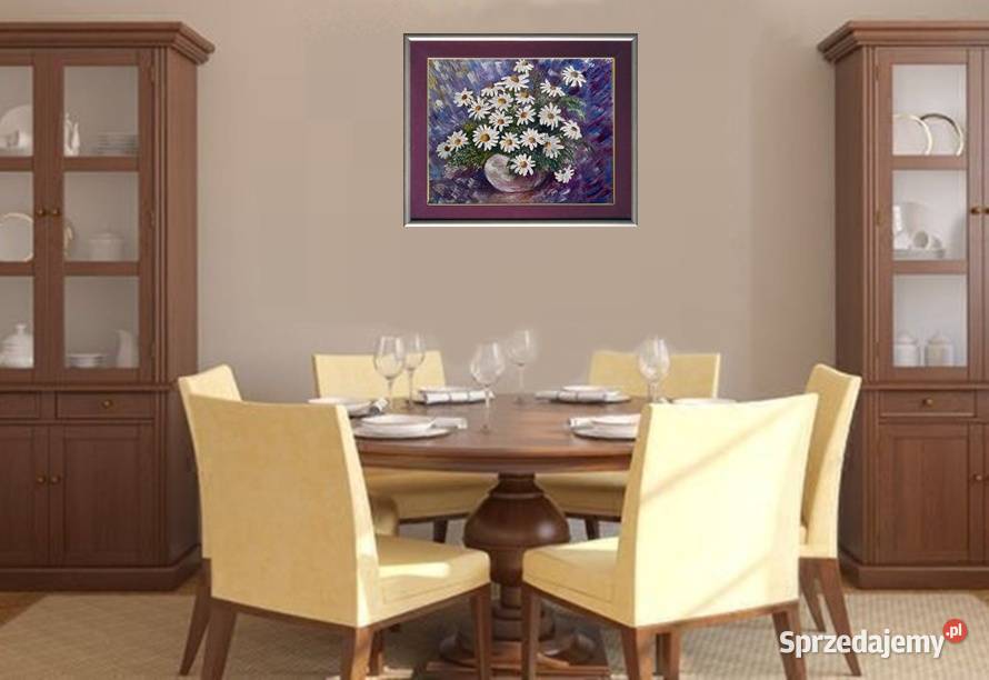 Obraz olejny Rumianki Lublin