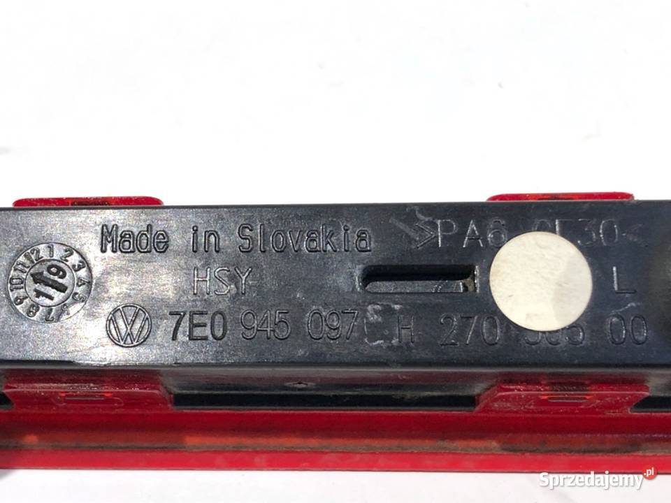 LAMPA STOP VW TRANSPORTER T6 7E0945097H Bus