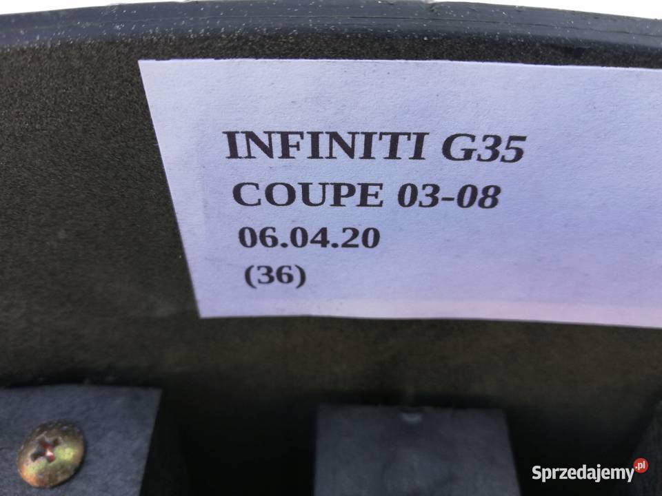 LICZNIK ZEGARY INFINITI G35 COUPE Nowy Tomyśl