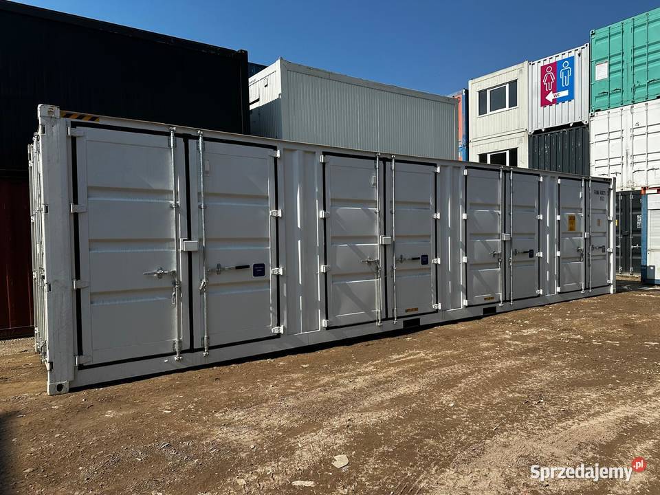 KONTENER MORSKI 40 HC OPEN SIDE ONE WAY NOWY Magazynowanie Wrocław