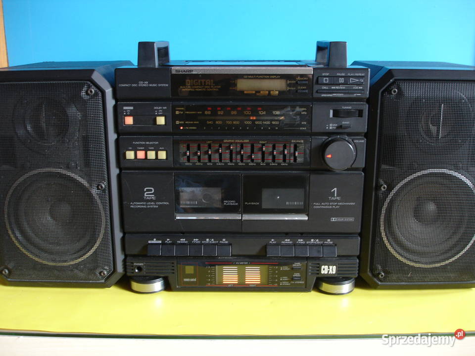 Radiomagnetofon SHARP CDX9