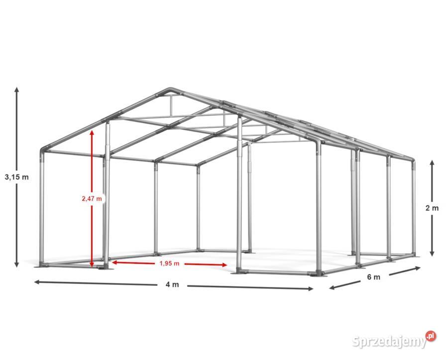 4x6x2m Namiot magazynowy handlowy całoroczny śląskie Katowice