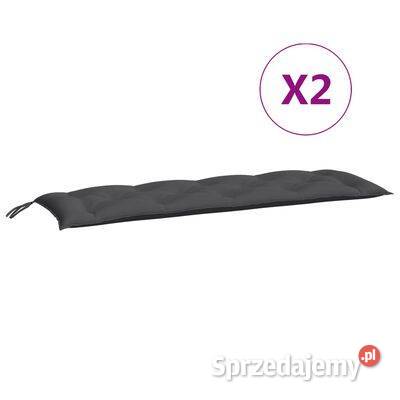 vidaXL Poduszka na ławkę ogrodową antracytowa Poduszki Warszawa