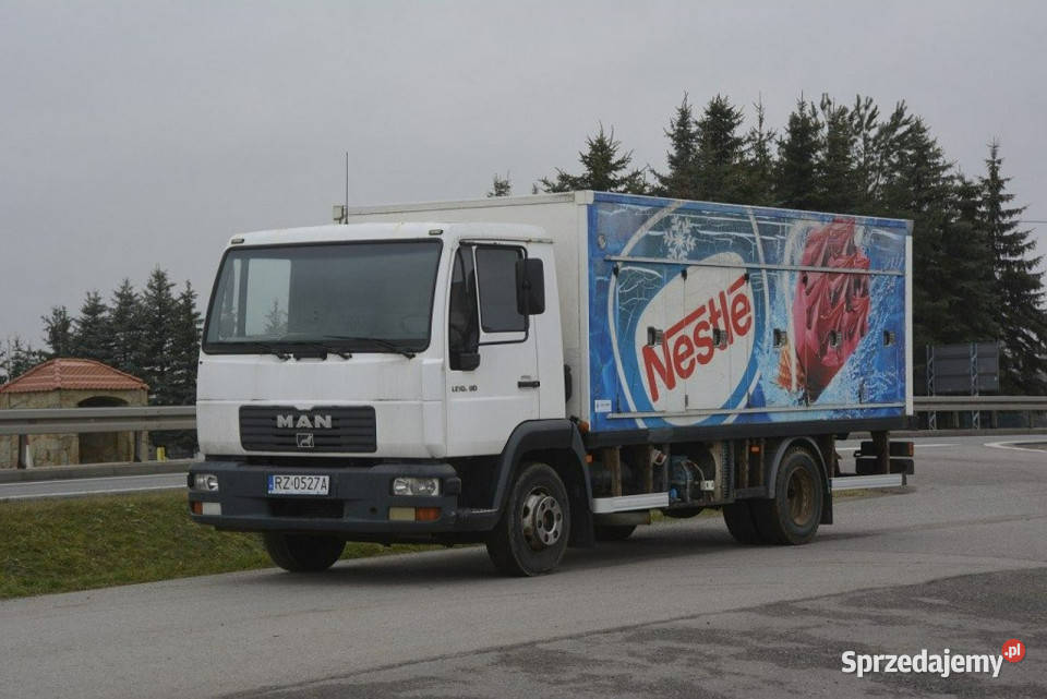 MAN 10185 C MAN 10185 C chłodnia mroźnia sprawny manualna Samochody ciężarowe