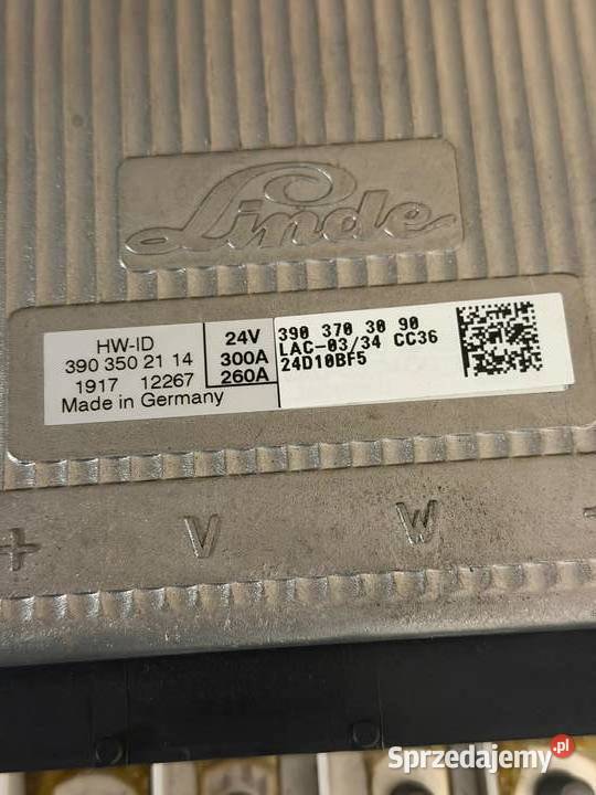 LINDE Sterownik LAC0334 CC36 3903703090 24V Układ elektryczny i zapłon Antonie