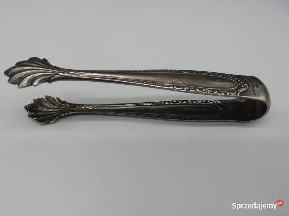 Posrebrzane szczypce do cukru ALPACA Raszków