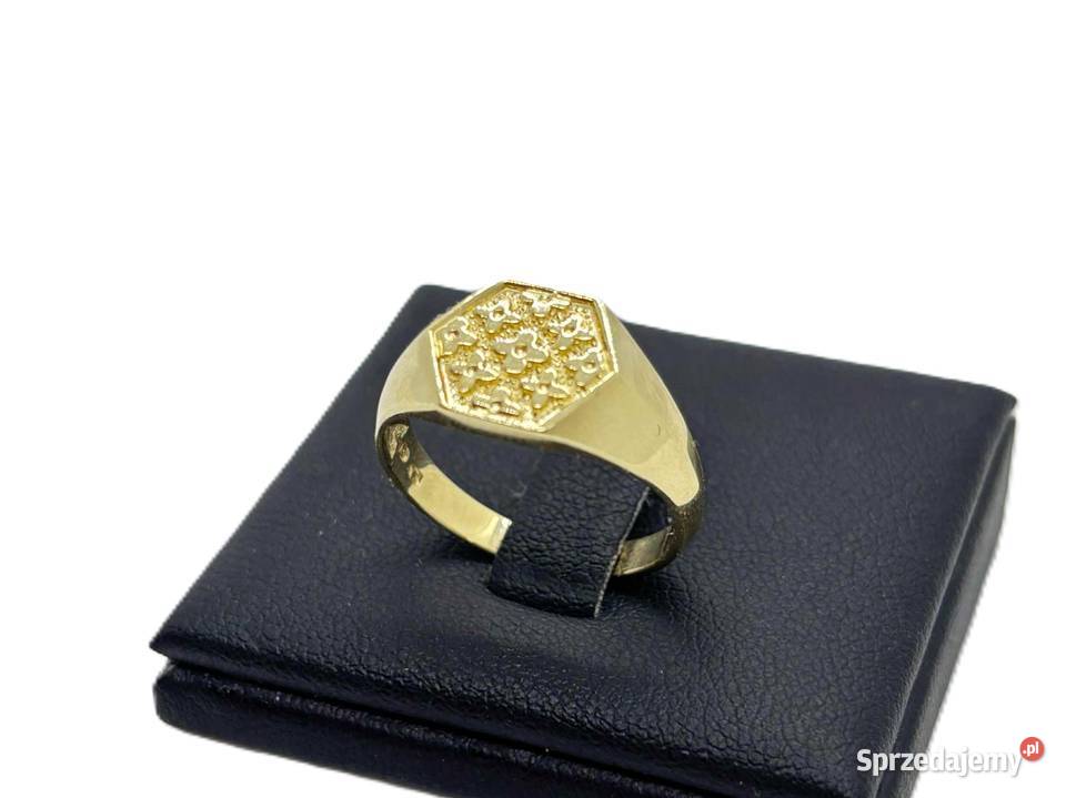 Nowy Złoty Pierścionek pr 585 393g warmińsko-mazurskie Elbląg