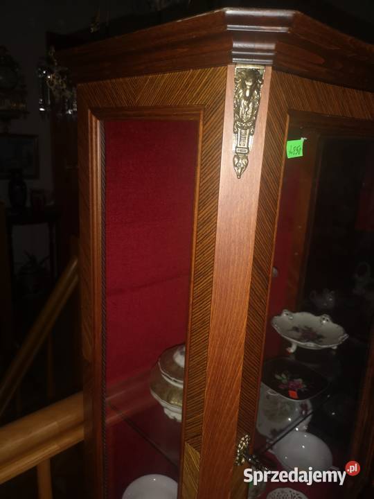 Serwantka witrynka intarsje Meble pomorskie Gdańsk