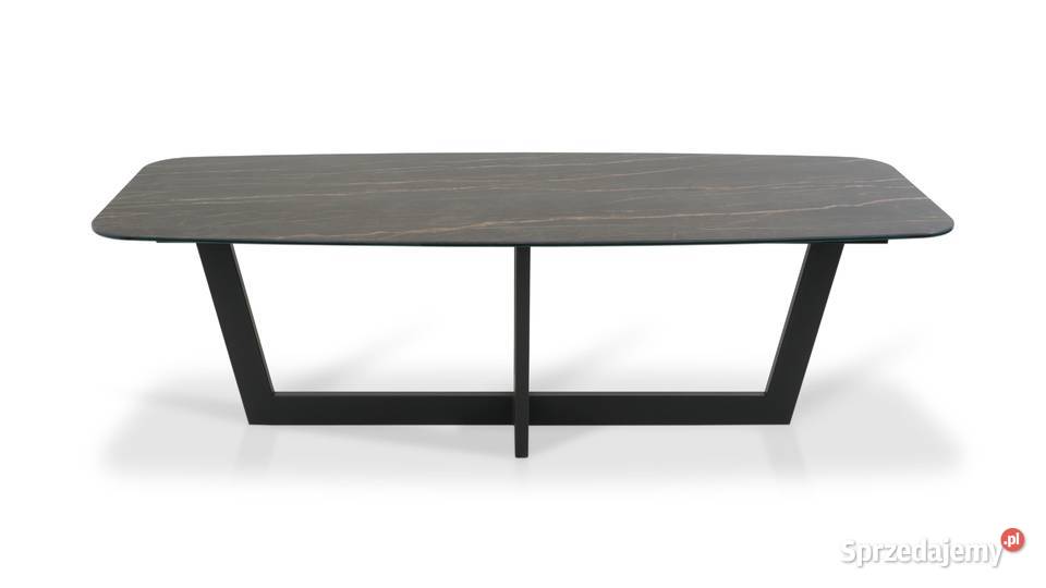 Stół SPIEK KWARCOWY 260x100 Podstawa Czarna Gliwice