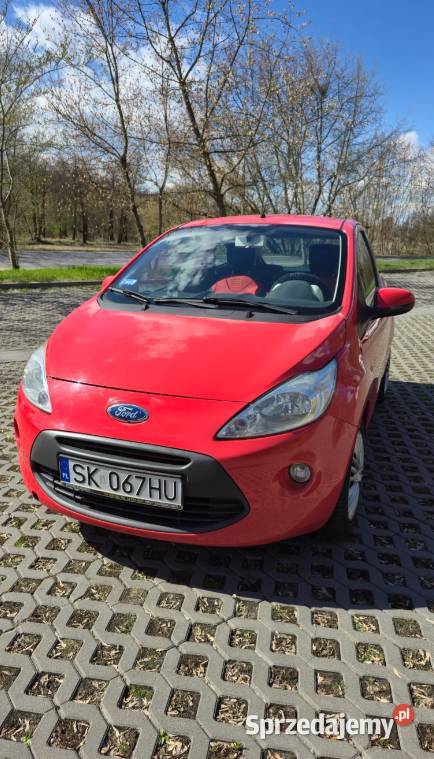 Ford Ka 2010 12 niski przebieg czerwony