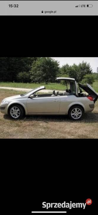 Renault megane 16 cabrio manualna Cieszków sprzedam