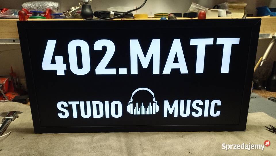 Baner Salon Fryzjerski podświetlany Toruń