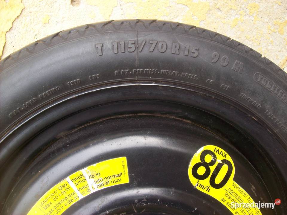 Koło dojazdowe Opel 15 4x100 Dąbrowa Zielona sprzedam