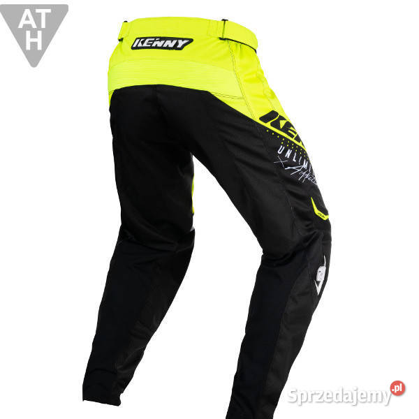 KENNY TRACK 2021 SPODNIE CROSS ENDURO YELLOW Mrągowo