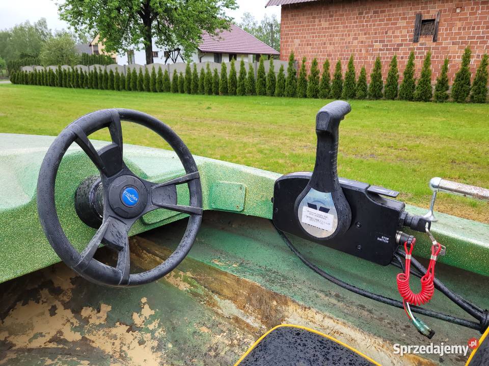 Motorowka z silnikiem TOHATSU I przyczepka Harasiuki