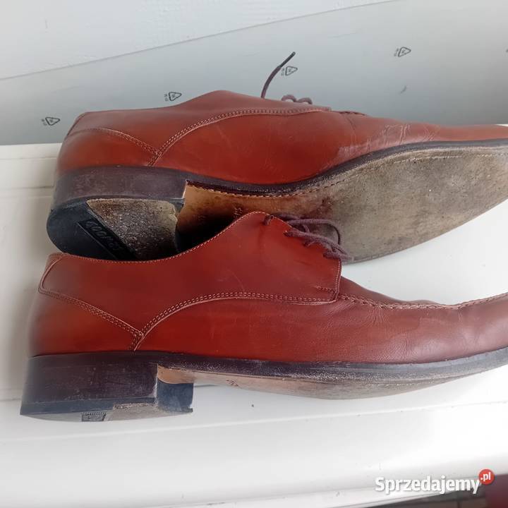 Półbuty skórzane męskie Sherwood rozmiar 445 skóra Kraków