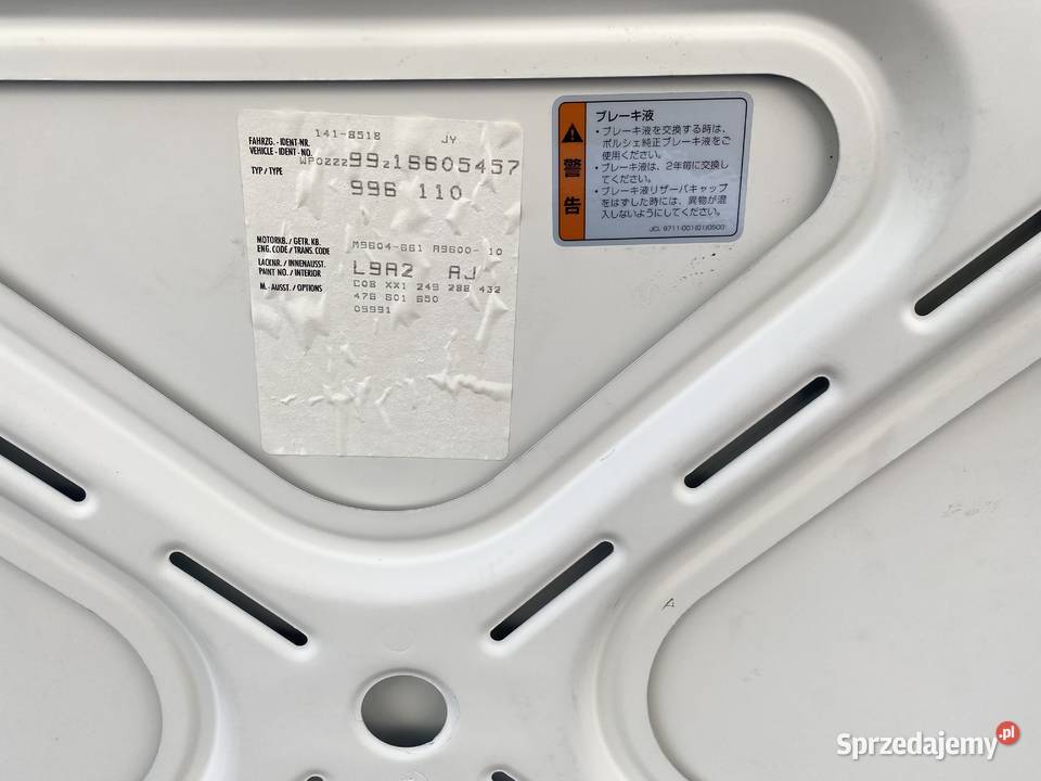 Porsche 911 996 niski przebieg Japonia 301KM małopolskie