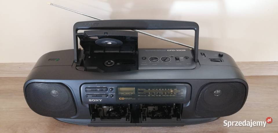 Radiomagnetofon z CD Sony Mega Bass Radioodtwarzacze