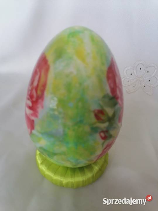 jajko hand made ozdoba pisanka 12 wielokolorowy Sierpc