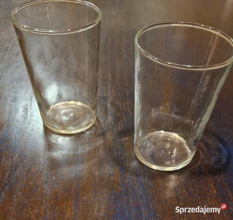 SZKLANKI 2 vintage lat 70te PRLu nowe pasują do Lublin