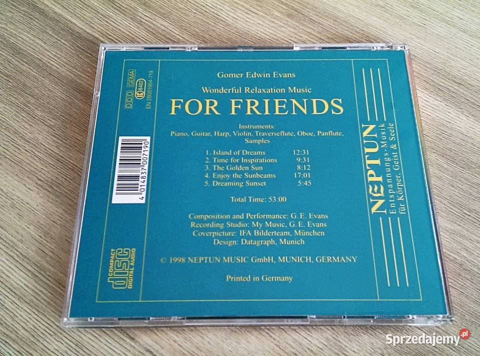 Gomer Edwin Evans Wonderful Relaxation Music for Kraków sprzedam