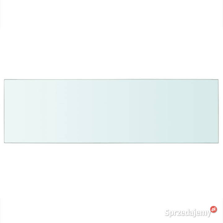 Półki 2 panel z przezroczystego szkła 80 x 25 Warszawa