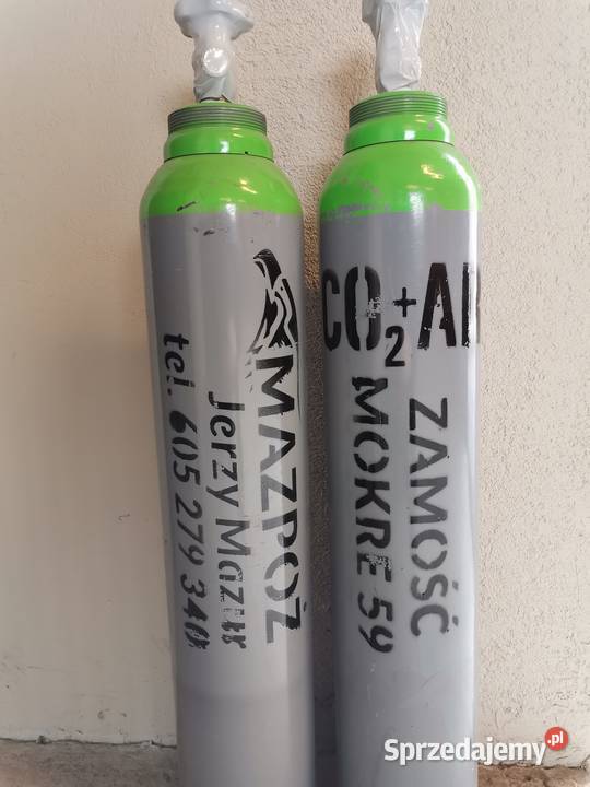 Gazy techniczne tlen acetylen mix argon azot CO2 Mokre sprzedam